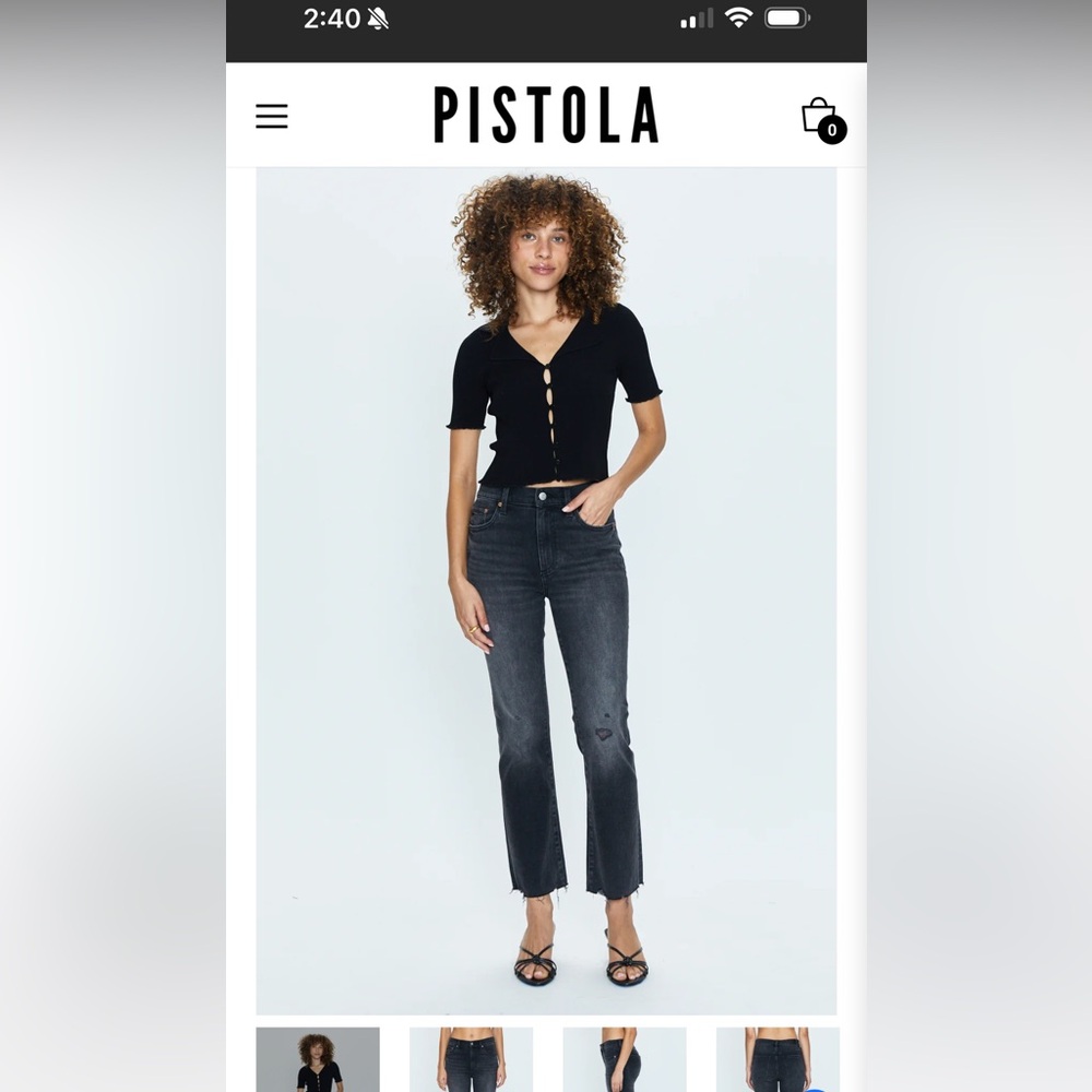 Pistola LENNON HIGH RISE BOOT - CITADEL VINTAGE Size 27